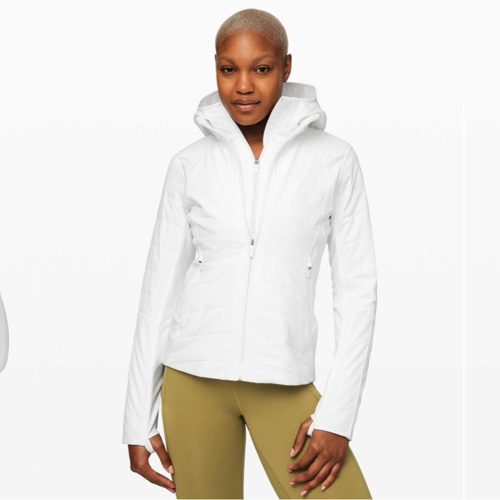 NWT Lululemon Another Mile Jacket in White (first release)